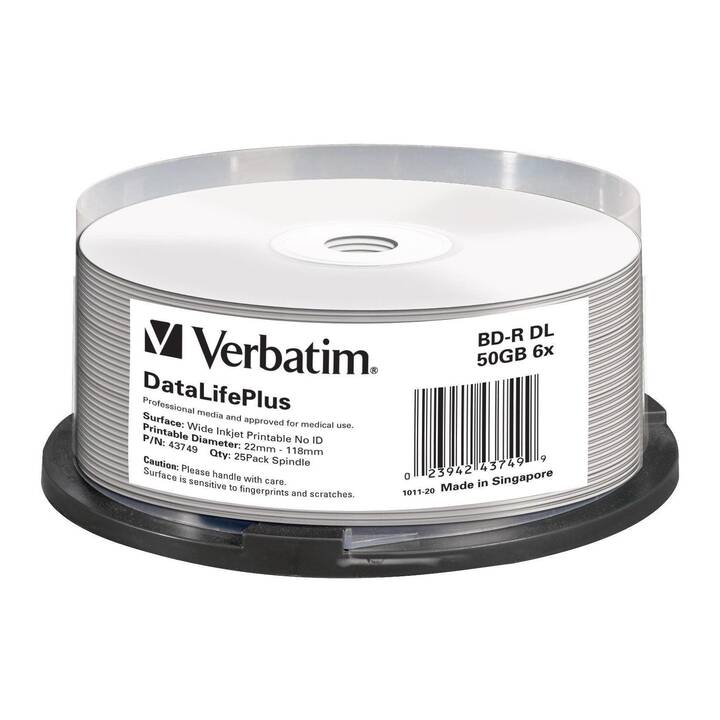 VERBATIM BD-R DataLifePlus 25 x (50 Go)