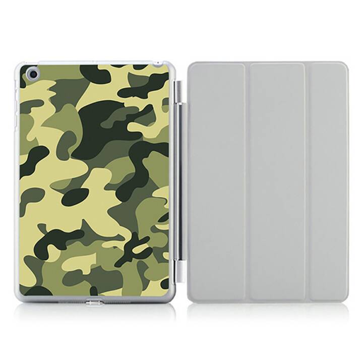 EG iPad Hülle für Apple iPad 9.7 "Air 2 - grünes Camouflagemuster