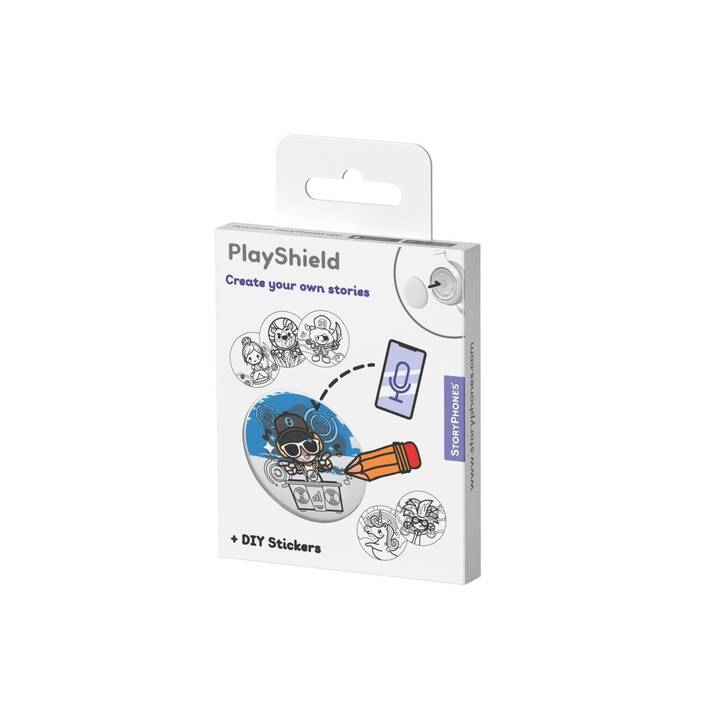STORYPHONES Giochi radio per bambini PlayShield – Aufnahme-Disk (DE, IT, EN, FR, ES)