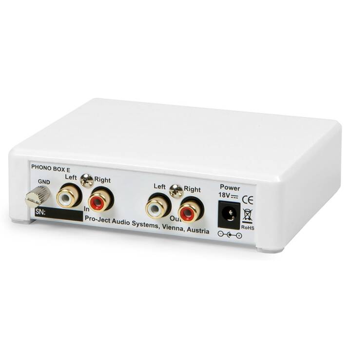 PRO-JECT AUDIO SYSTEMS Phono Box E (Vorverstärker, Weiss)