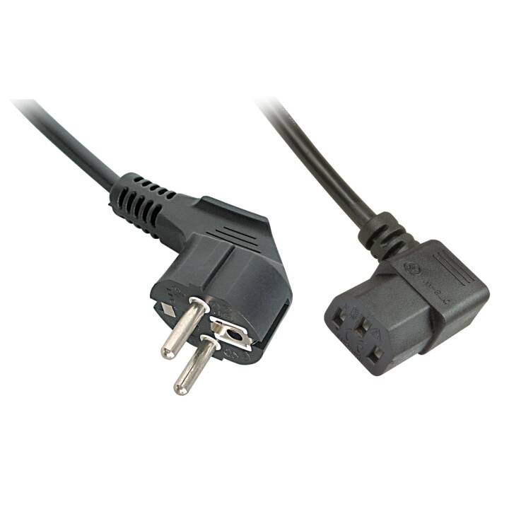 LINDY Câble secteur (IEC 309 32A / CEE 7/7, 5 m, Noir)