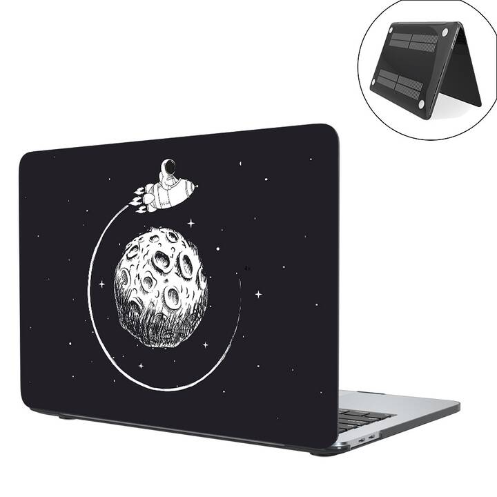 EG coque pour MacBook Air 13" (puce Apple M1) (2020) - noir - univers