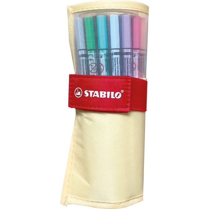 STABILO Point 68 1.0mm Crayon feutre (Multicolore, 25 pièce)