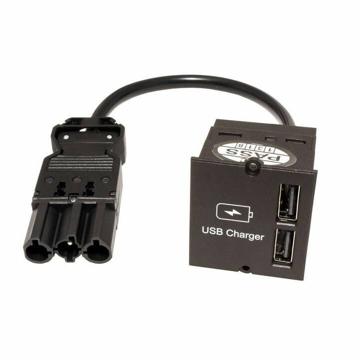 BACHMANN Couplage Custom Module (USB / GST 18/3, 20 cm, Noir)