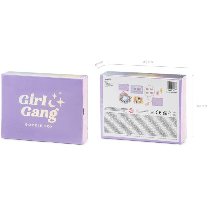 PARTYDECO Bijoux pour enfants Girl Gang Goodie Box