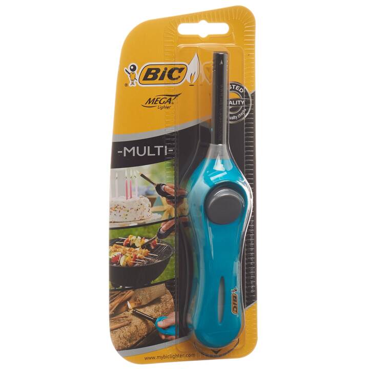 BIC Gasfeuerzeug Megalighter U140 (Farbig assortiert, 1 Stück)