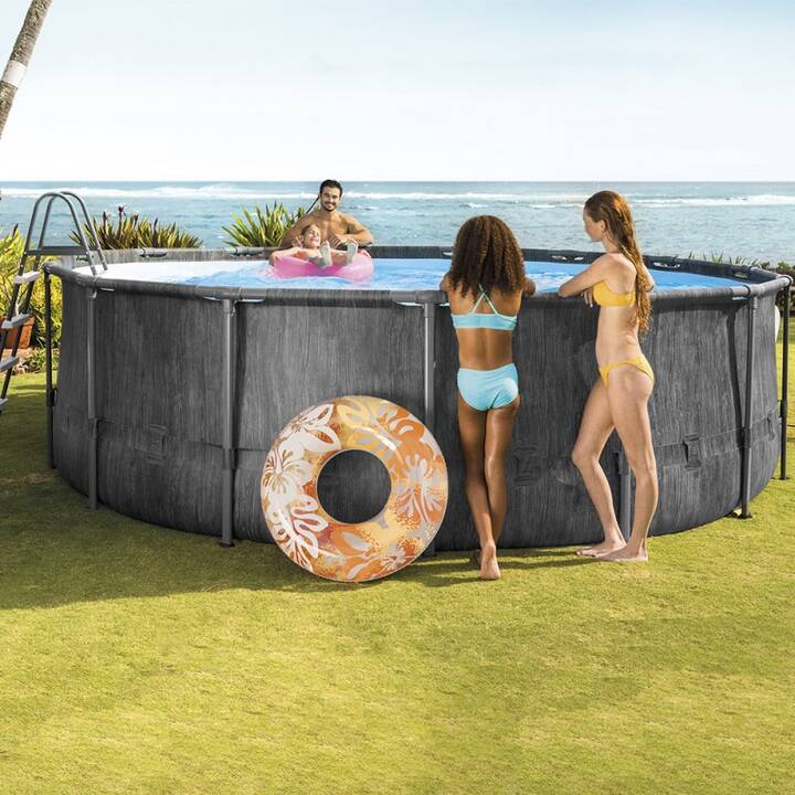 INTEX Piscina fuori terra con struttura tubolare in acciaio Greywood Prism Frame Set (4570 mm x 1220 mm)
