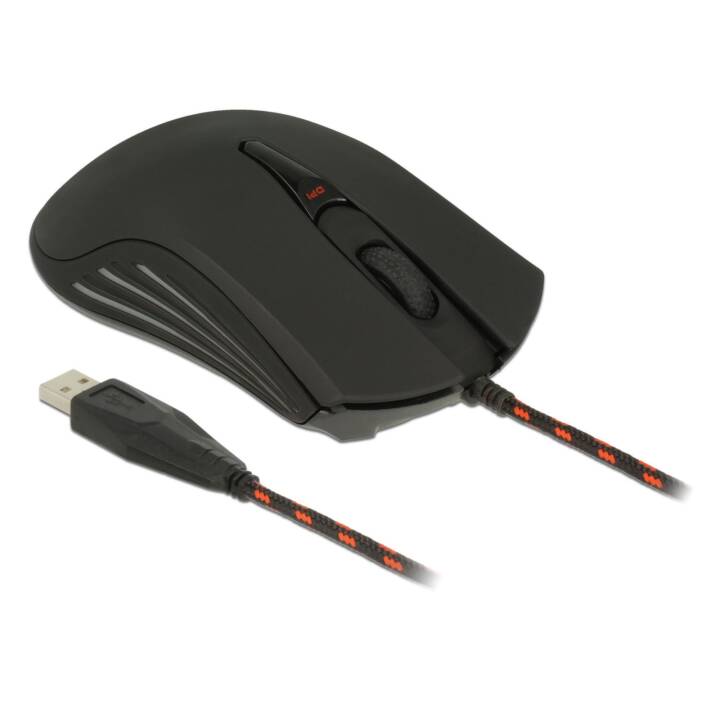 DELOCK 12531 Mouse (Cavo, Gaming)