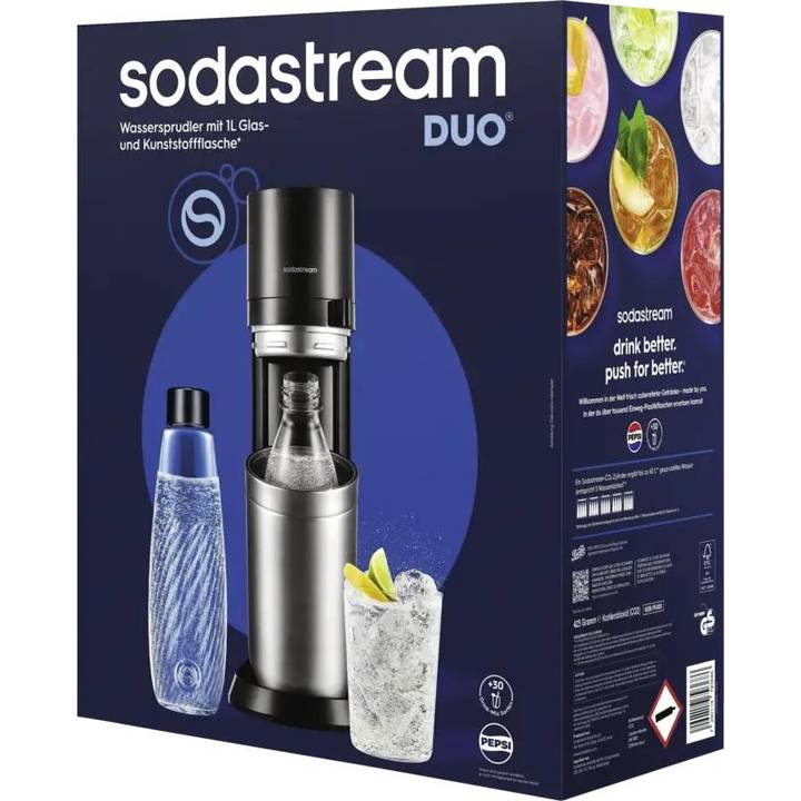 SODASTREAM Duo (60 l, Schwarz)