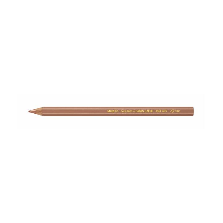 CARAN D'ACHE Crayons de couleur (Bronze, 1 pièce)
