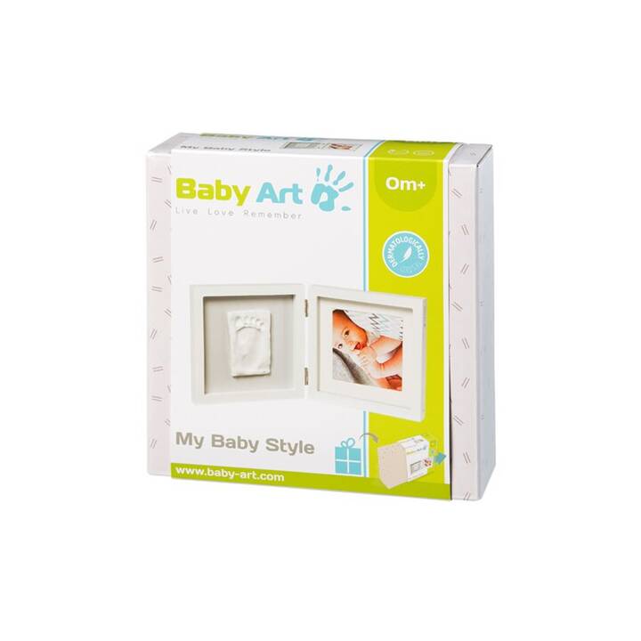 BABY ART Kit per impronta My Baby Style (Unicolore, 17 x 34 cm)