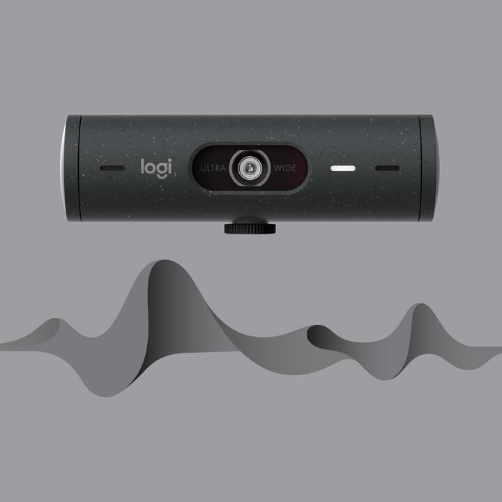 LOGITECH Brio 505 Webcam (1920 x 1080, Nero, Grafite)