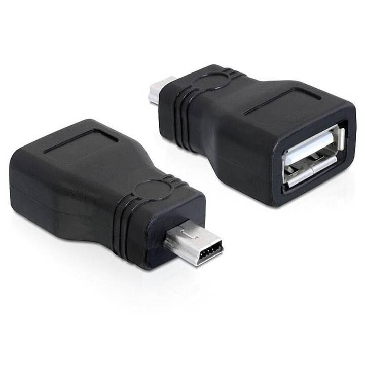 DELOCK Adapter (Mini USB Typ-B, USB 2.0 Typ-A)