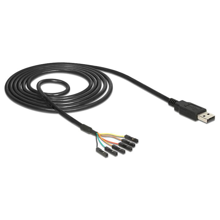 DELOCK Serial-TTL Câble USB ( 6 Pin, USB 2.0 de type A, 1.8 m)