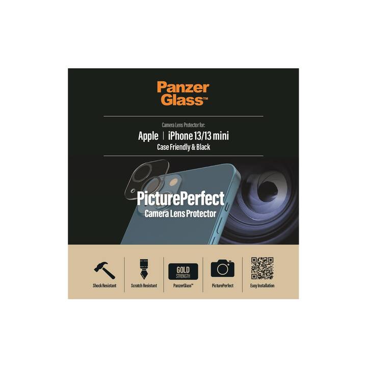 PANZERGLASS Kamera Schutzglas Protector (iPhone 13, iPhone 13 mini, 1 Stück)