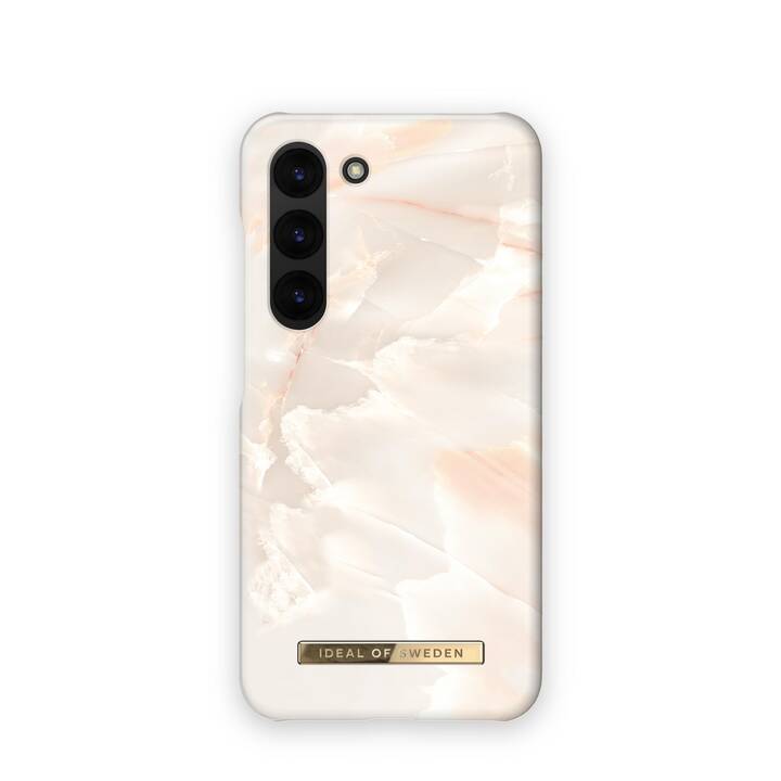 IDEAL OF SWEDEN Backcover Pearl Marble (Galaxy S23+, Lavorato, Rosa)