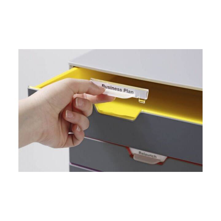 DURABLE Boite à tiroirs de bureau (C4, 280.0 mm  x 292.0 mm  x 356.0 mm, Gris)