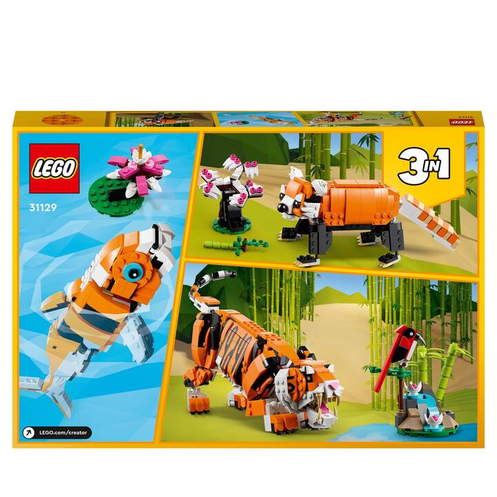 LEGO Creator 3-in-1 Majestätischer Tiger (31129)