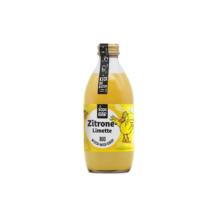 SODABÄR Sirup (330 ml, Limette, Zitrone)