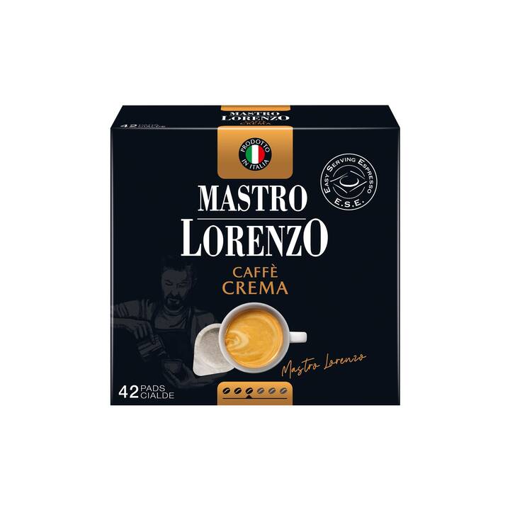 MASTRO LORENZO Kaffeepads Caffè Crema (42 Stück)