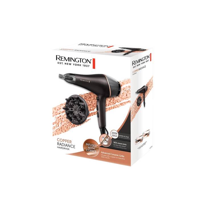 REMINGTON Copper Radiance AC5700 (2200 W, Schwarz) Interdiscount
