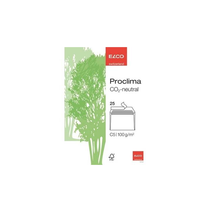 ELCO Enveloppes Proclima (C5, 25 pièce, FSC recyclé)