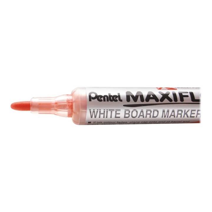 PENTEL Whiteboard Marker MWL5S-F (Rot, 1 Stück)