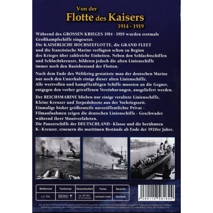 Von der Flotte des Kaisers bis zur Reichs- und Kriegsmarine - 1914-1919 (DE)