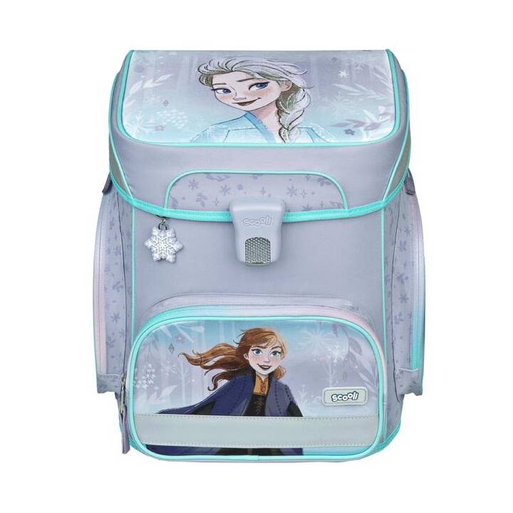 SCOOLI Schulranzen Set Disney Frozen (18 l, Violett, Hellblau, Lila, Blau)