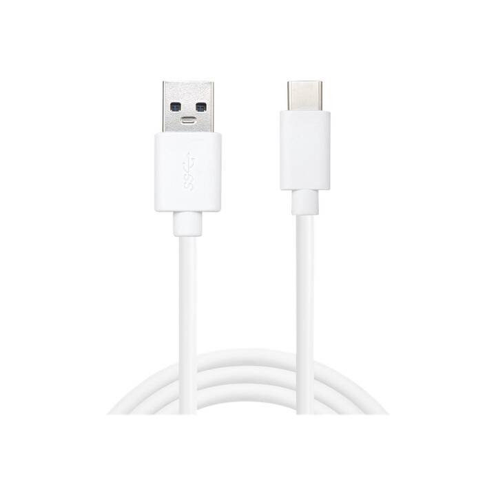 SANDBERG USB-Kabel (USB C, USB Typ-A, 1 m)