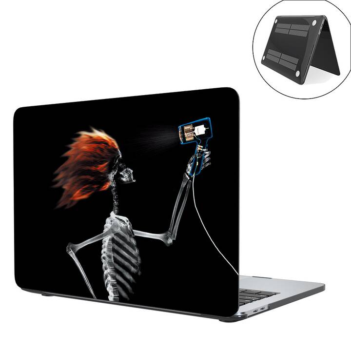 EG Hülle für MacBook Air 13" Retina (2018 - 2020) - Schwarz - Skelett