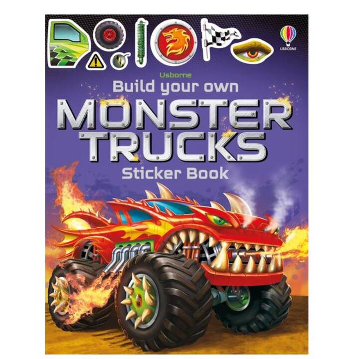 Build Your Own Monster Trucks - Sticker Book