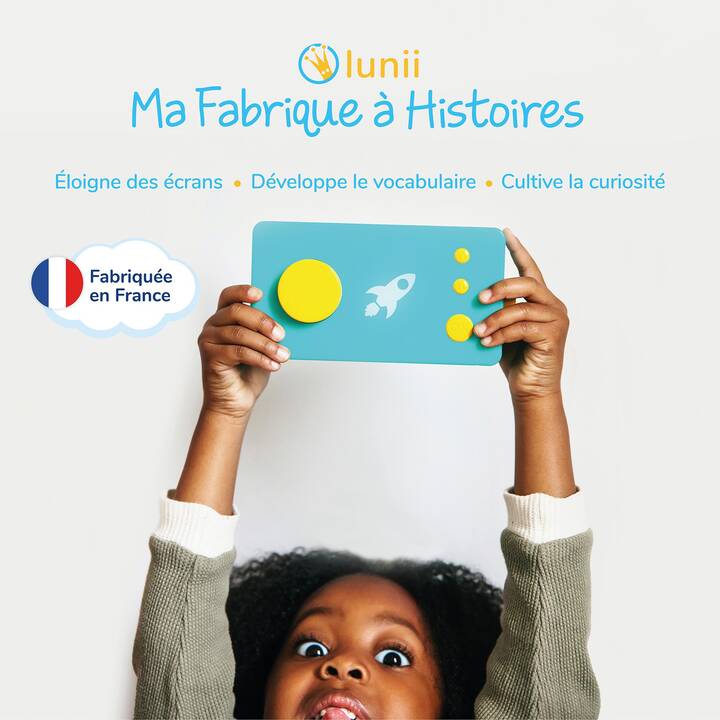 LUNII Lecteur audio pour enfants Ma Fabrique A Histoires Wifi 3+ (FR)