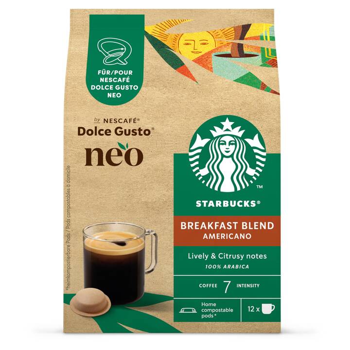 STARBUCKS Capsules de Café Neo Breakfast Blend Americano (12 pièce)