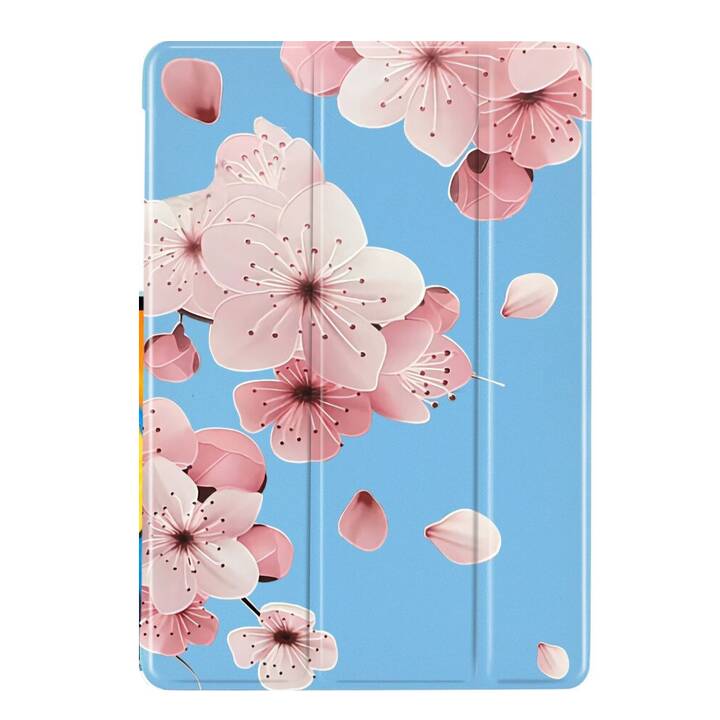 EG Housse pour Apple iPad Pro 11 pouces (2020) 2ème génération - bleu - fleurs