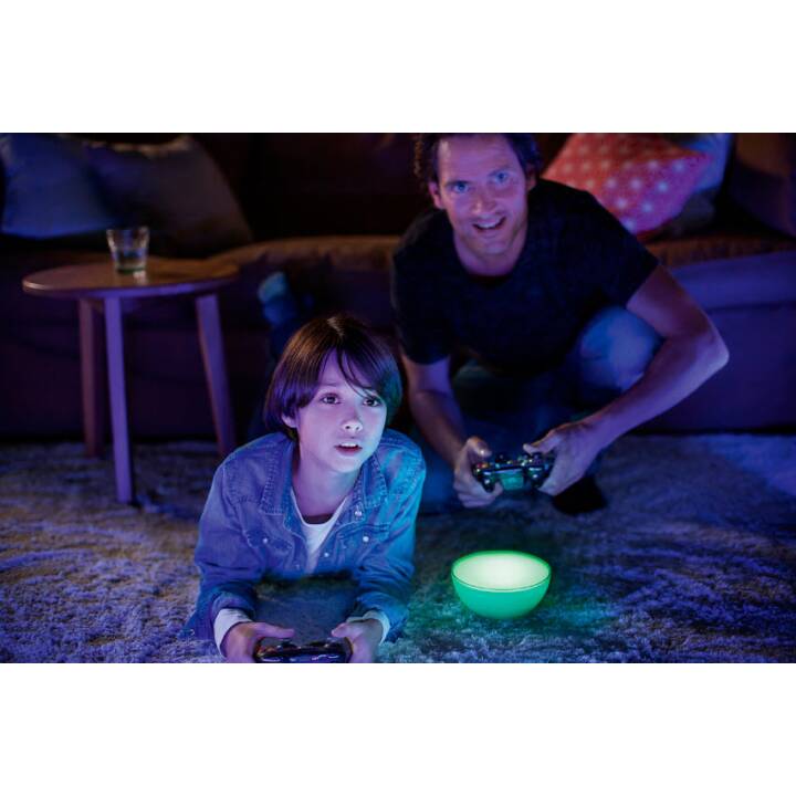 PHILIPS HUE Tischleuchte Hue Go Connected (Weiss)