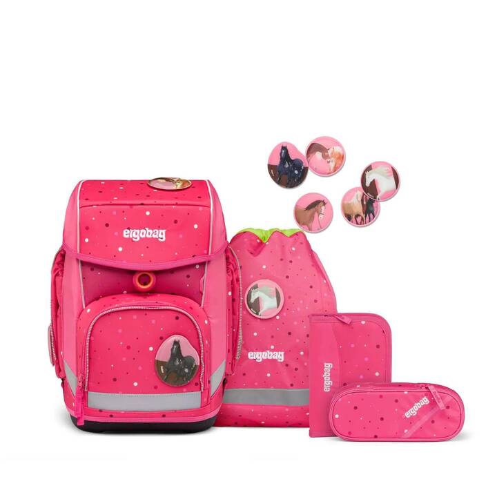 ERGOBAG Set di borse Cubo Cubo ReitBärhof (19 l, Pink)