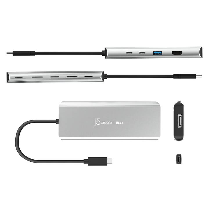 J5 CREATE JCD401-N  (1 Ports, USB de type A, Port écran, HDMI)