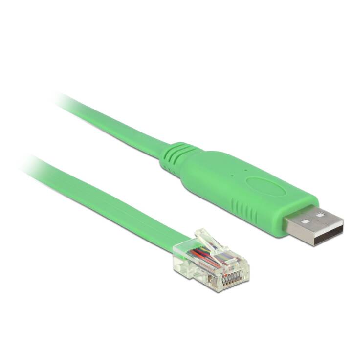 DELOCK Câble de connexion (USB 2.0 de type A, RS-232, 1.8 m)