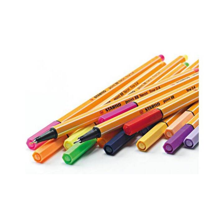 STABILO Penna a fibra (Multicolore, 20 pezzo)