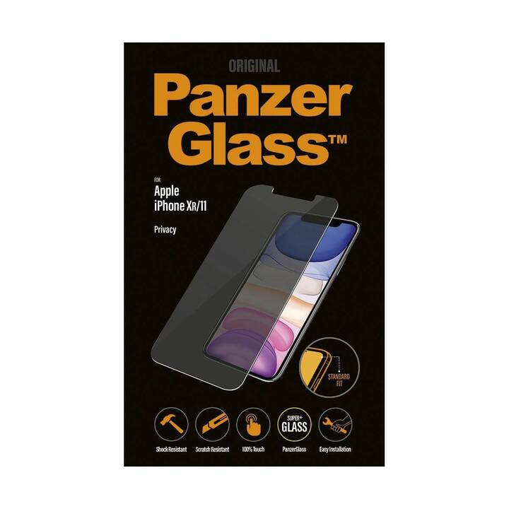 PANZERGLASS Film de protection d'écran Privacy (iPhone 11, iPhone XR, 1 pièce)