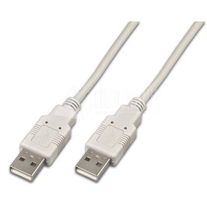 WIREWIN USB-Kabel (USB 2.0 Typ-A, USB 2.0 Typ-A, 1 m)