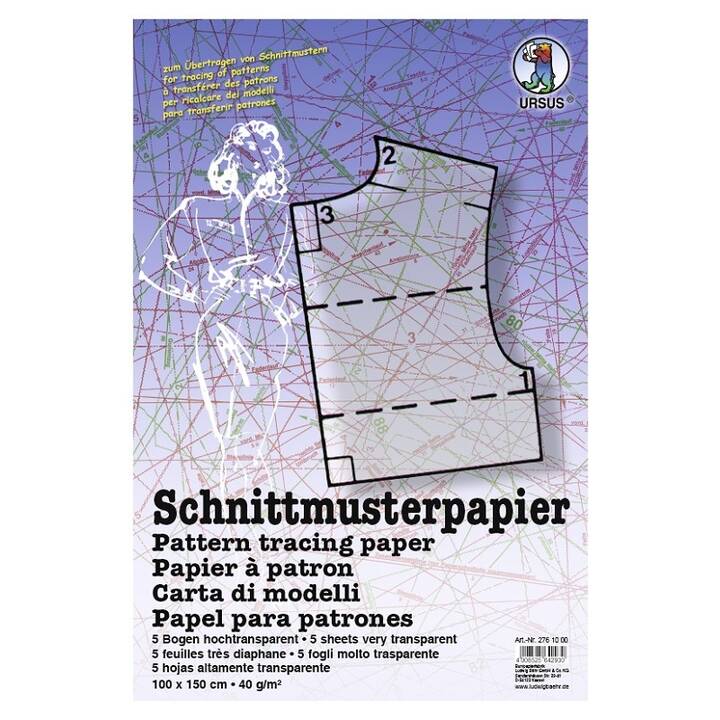 URSUS Schnittmusterpapier 2761000