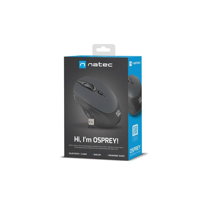 NATEC Osprey Mouse (Senza fili, Office)