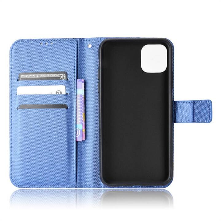 EG Couverture arrière avec porte-carte (iPhone 15 Plus, Bleu)