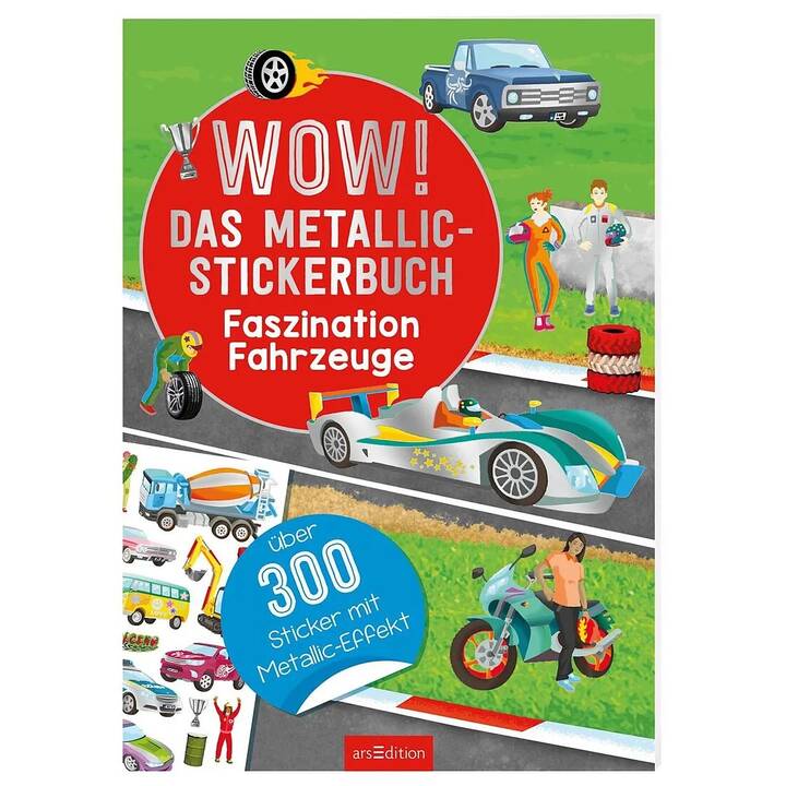 ARS EDITION Stickerbuch (Fahrzeuge)