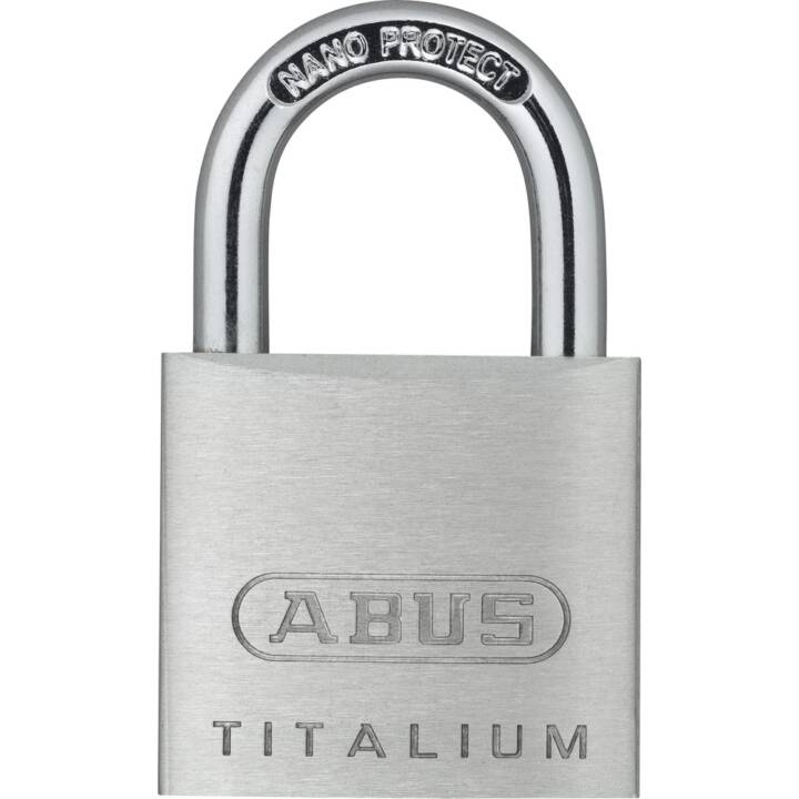 ABUS Vorhängeschloss Titalium (Schlüssel, Verschiedenschliessend)
