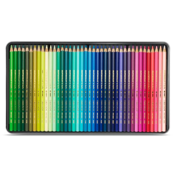 CARAN D'ACHE Crayons de couleur Supracolor (Multicolore, 80 pièce)