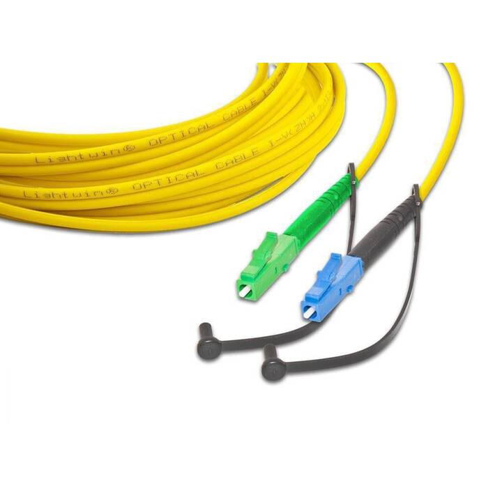 LIGHTWIN Netzwerkkabel (LC Single-Modus, LC Single-Modus, 15 m)