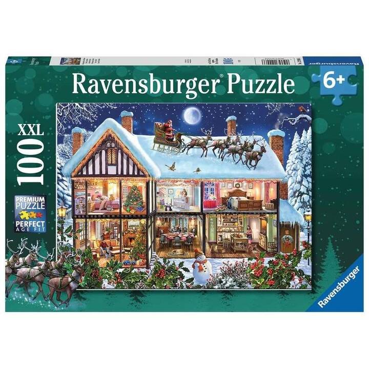 RAVENSBURGER Weihnachten Zuhause Puzzle (100 x)